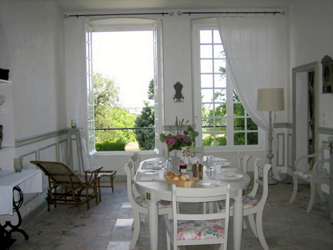 Organic dinner Bed and breakfast Loire valley chateaux